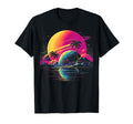 Vaporwave Solar System 80S Synthwave T-Shirt - Minimalist Print for Adults - T-Shirt, Sweatshirt, Hoodie