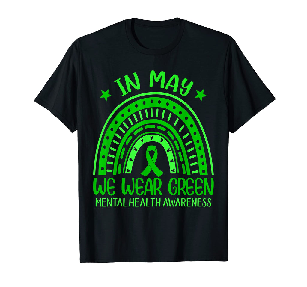 May We Wear Green Rainbow Ribbon T-Shirt - Streetwear Style Men Women - T-Shirt, Sweatshirt, Hoodie