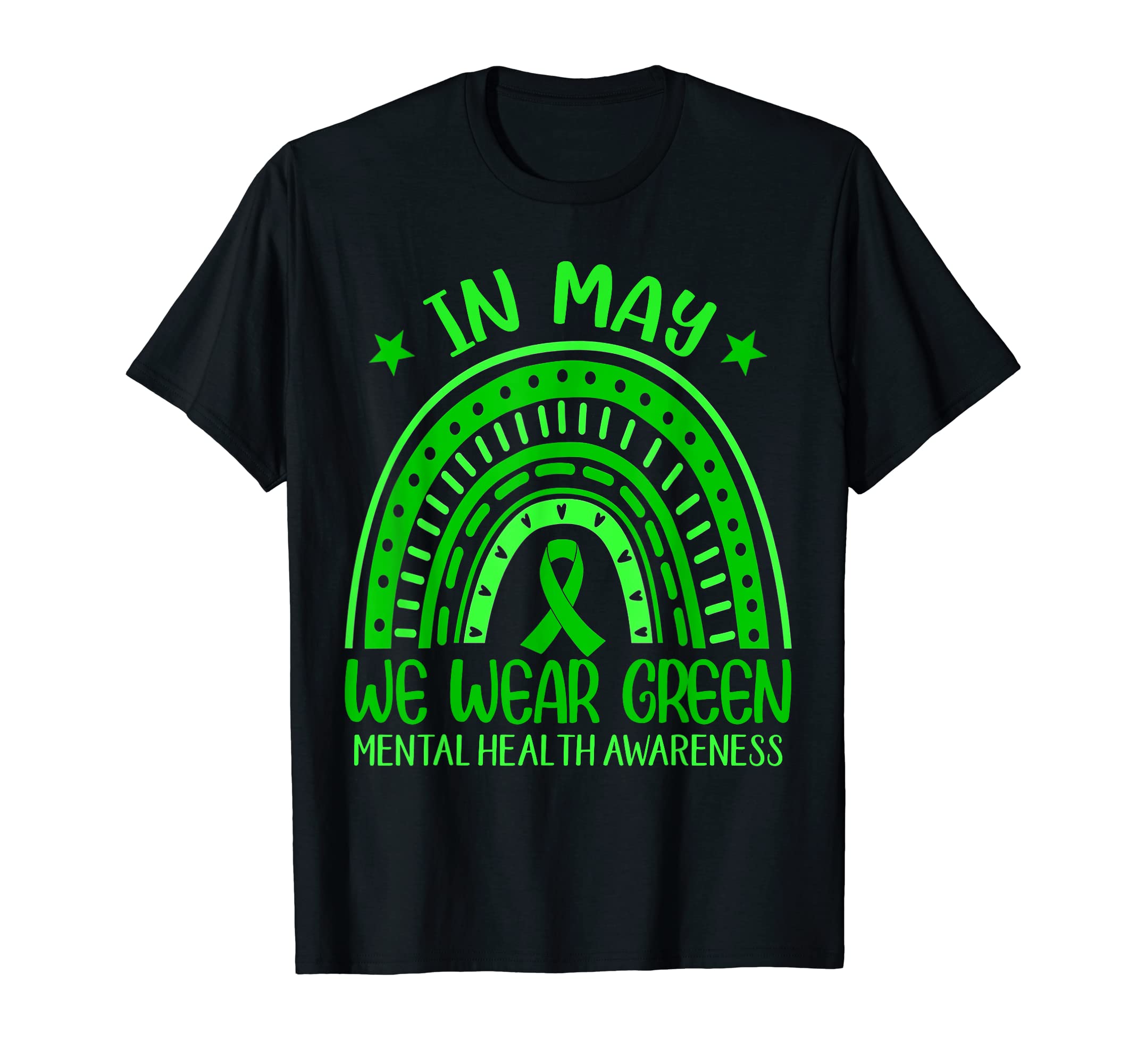 May We Wear Green Rainbow Ribbon T-Shirt - Streetwear Style Men Women - T-Shirt, Sweatshirt, Hoodie