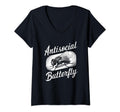Womens Antisocial Butterfly Housefly T-Shirt - Streetwear Style for Adults - T-Shirt, Sweatshirt, Hoodie