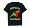 Zombie Pin Up Halloween Drop Dead T-Shirt - Custom Art Print Men Women - T-Shirt, Sweatshirt, Hoodie
