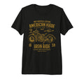 American Motorcycle Distressed Tri T-Shirt - Aesthetic Graphic Men Women - T-Shirt, Sweatshirt, Hoodie