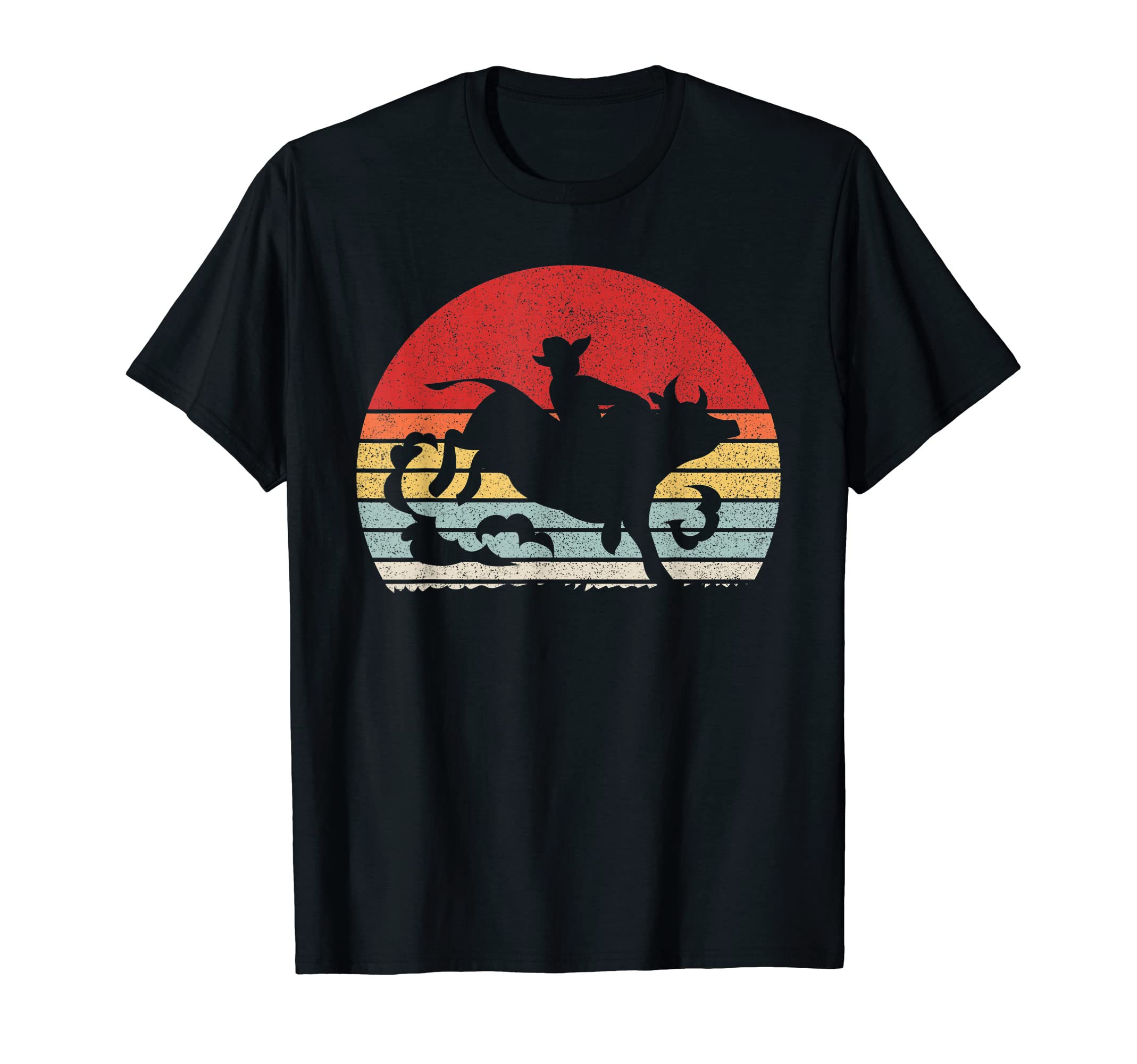 Bull Riding Cowboy Western Rider Gift T-Shirt - Trendy Graphic Men Women - T-Shirt, Sweatshirt, Hoodie