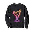 Skating Shoes Silhouette Roller Sweatshirt - Graphic Print for Adults - T-Shirt, Sweatshirt, Hoodie