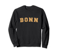 Bonn Germany Distressed Typography Sweatshirt - Streetwear Style Men Women - T-Shirt, Sweatshirt, Hoodie