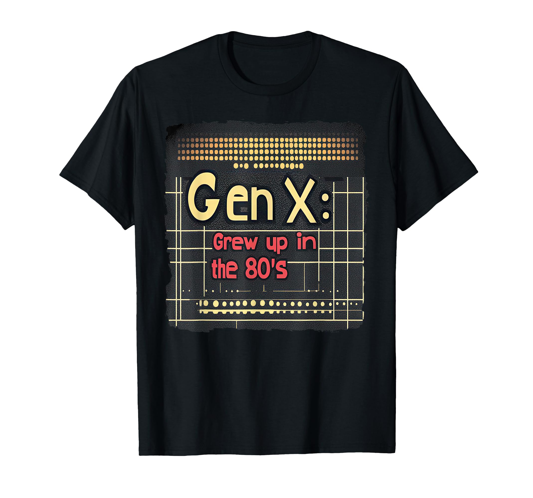 Gen X Grew Up 80S Synthwave Nostalgia T-Shirt - Novelty Apparel Men Women - T-Shirt, Sweatshirt, Hoodie