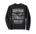 Aarons Garage Motorcycle Name Aaron Sweatshirt - Custom Art Print Men Women - T-Shirt, Sweatshirt, Hoodie