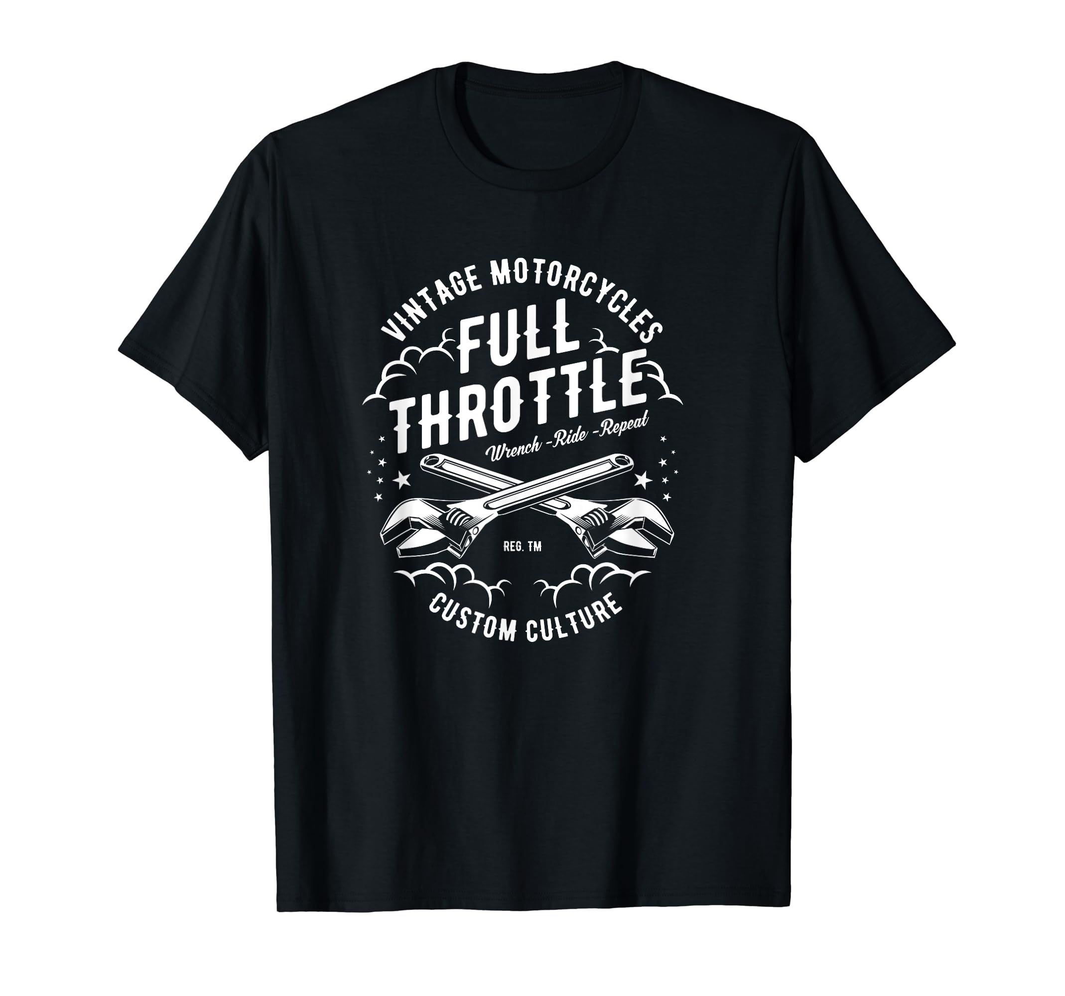 Full Throttle Motorcycle T-Shirt - Graphic Print Unisex - T-Shirt, Sweatshirt, Hoodie