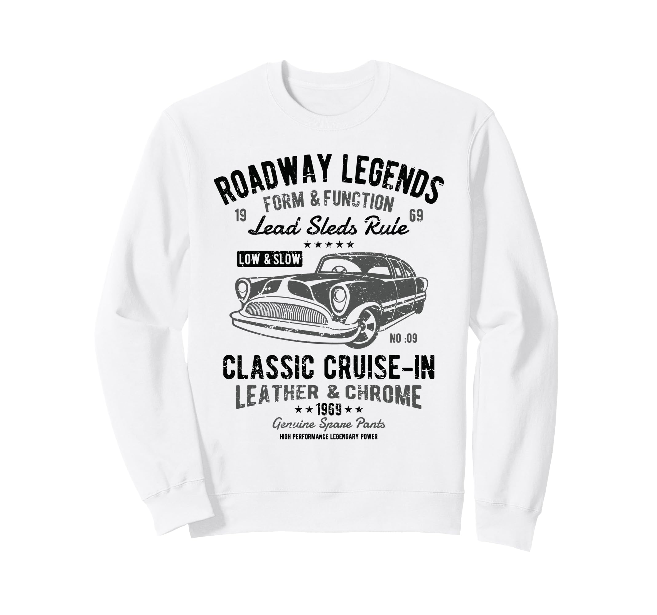 Automotive Nostalgia Car Cruise Sweatshirt - Custom Art Print Unisex - T-Shirt, Sweatshirt, Hoodie
