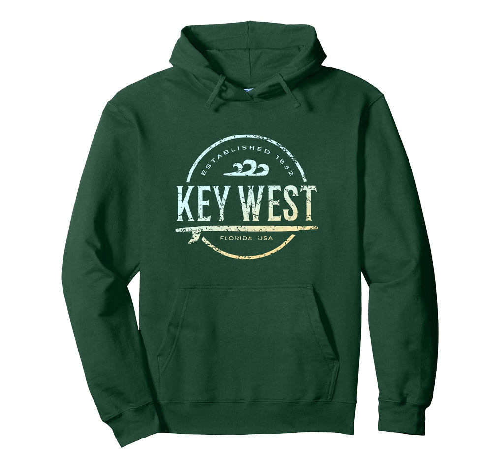 Key West Key West Florida Surf Hoodie - Graphic Print Unisex - T-Shirt, Sweatshirt, Hoodie