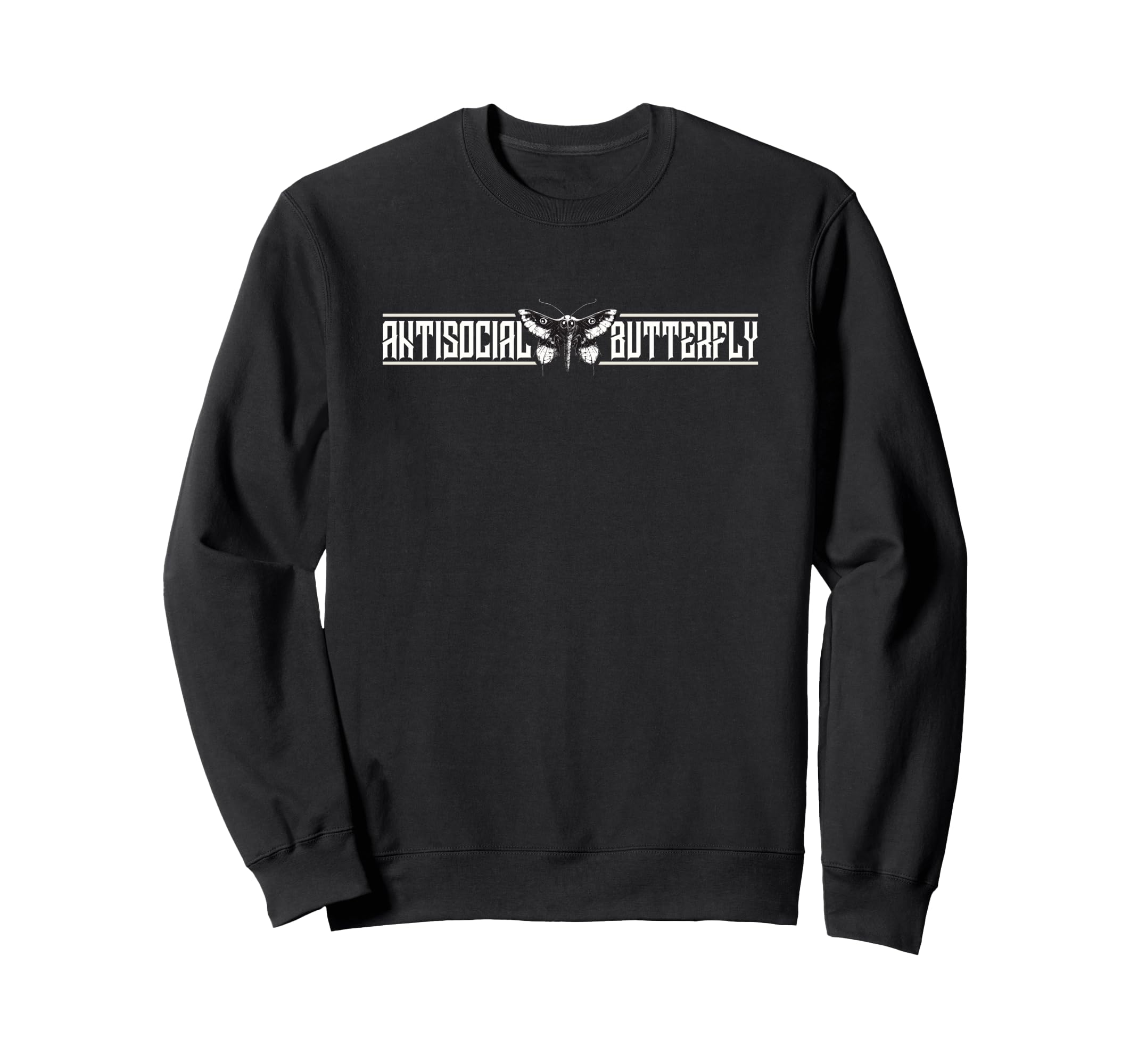 Antisocial Butterfly Gift Hoodie - Custom Art Print for Adults - T-Shirt, Sweatshirt, Hoodie