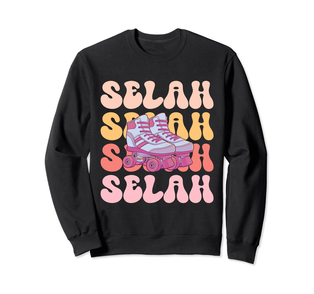 Selah Name Roller Skating Hobby Sweatshirt - Unique Graphic for Adults - T-Shirt, Sweatshirt, Hoodie
