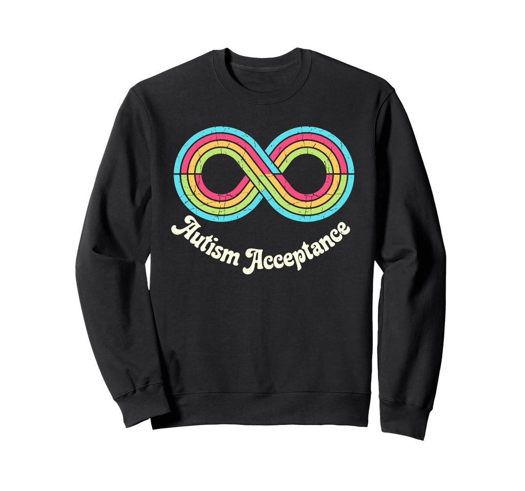 Autism Acceptance Infinity Symbol Sweatshirt - Unique Graphic for Adults - T-Shirt, Sweatshirt, Hoodie