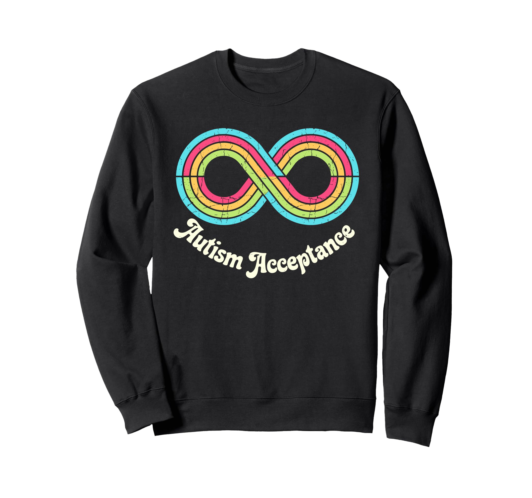 Autism Acceptance Infinity Symbol Sweatshirt - Unique Graphic for Adults - T-Shirt, Sweatshirt, Hoodie