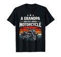 Grandpa Who Still Drives Motorcycle Biker T-Shirt - Minimalist Print Unisex - T-Shirt, Sweatshirt, Hoodie