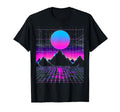 Synthwave Alien Worlds Cyberpunk 80S Sci T-Shirt - Graphic Print Men Women - T-Shirt, Sweatshirt, Hoodie