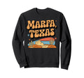 Marfa Texas Sunset Cactus Western Sweatshirt - Streetwear Style Men Women - T-Shirt, Sweatshirt, Hoodie