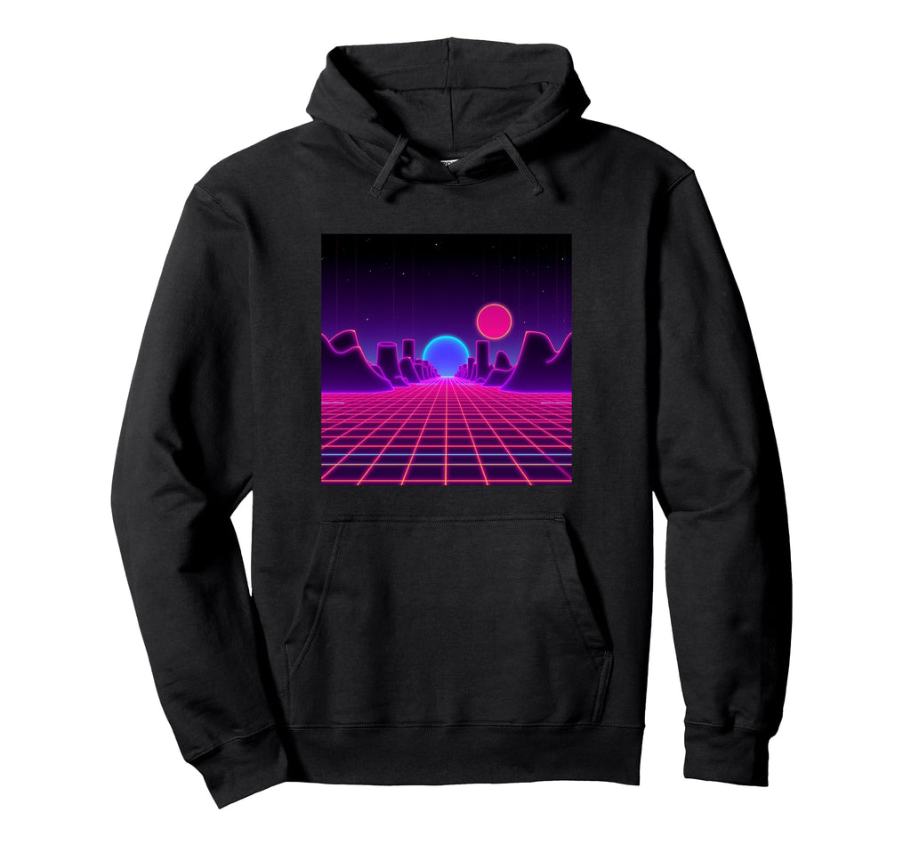 Aesthetic Vaporwave Synthwave 80S Hoodie - Aesthetic Graphic for Adults - T-Shirt, Sweatshirt, Hoodie