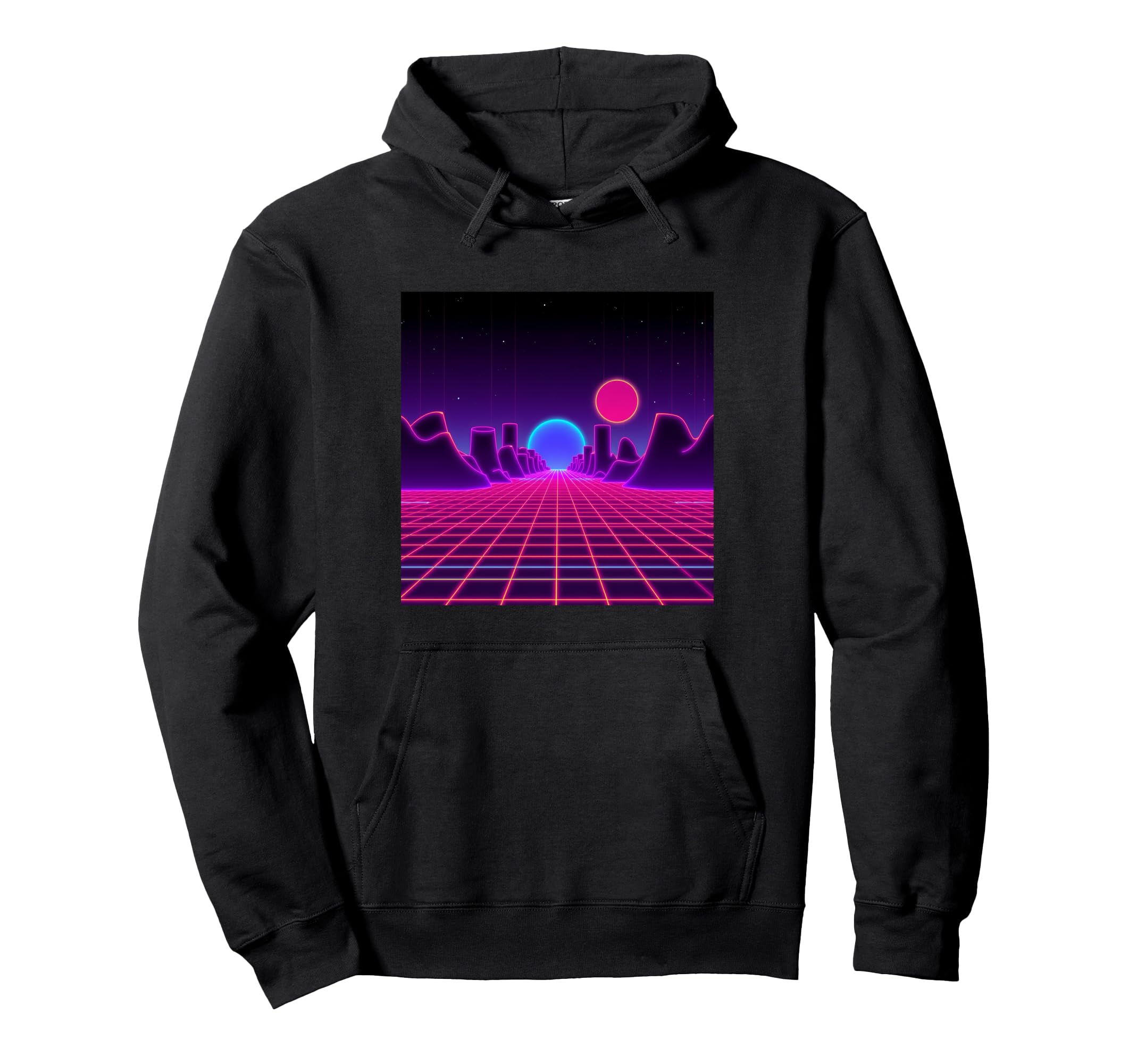 Aesthetic Vaporwave Synthwave 80S Hoodie - Aesthetic Graphic for Adults - T-Shirt, Sweatshirt, Hoodie