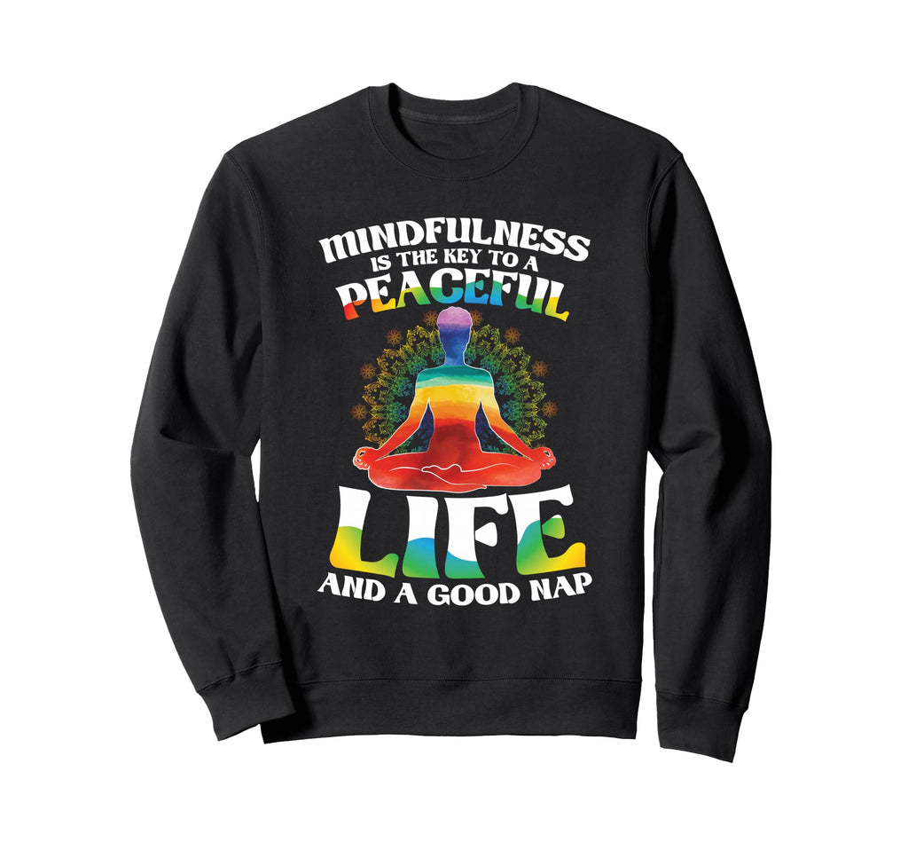 Mindfulness Meditation Yoga Zen Chakra Hoodie - Streetwear Style Men Women - T-Shirt, Sweatshirt, Hoodie