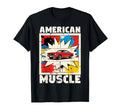 American Muscle Car Lovers Comic Auto T-Shirt - Graphic Print for Adults - T-Shirt, Sweatshirt, Hoodie