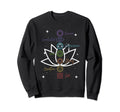Chakra Chakras Aligned Lotus Sweatshirt - Fun Novelty Design Unisex - T-Shirt, Sweatshirt, Hoodie