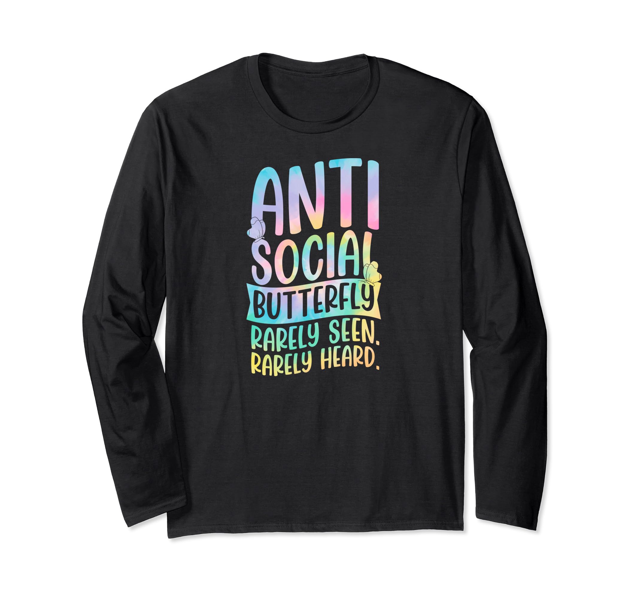Antisocial Butterfly Rarely Seen T-Shirt - Unique Graphic for Adults - T-Shirt, Sweatshirt, Hoodie