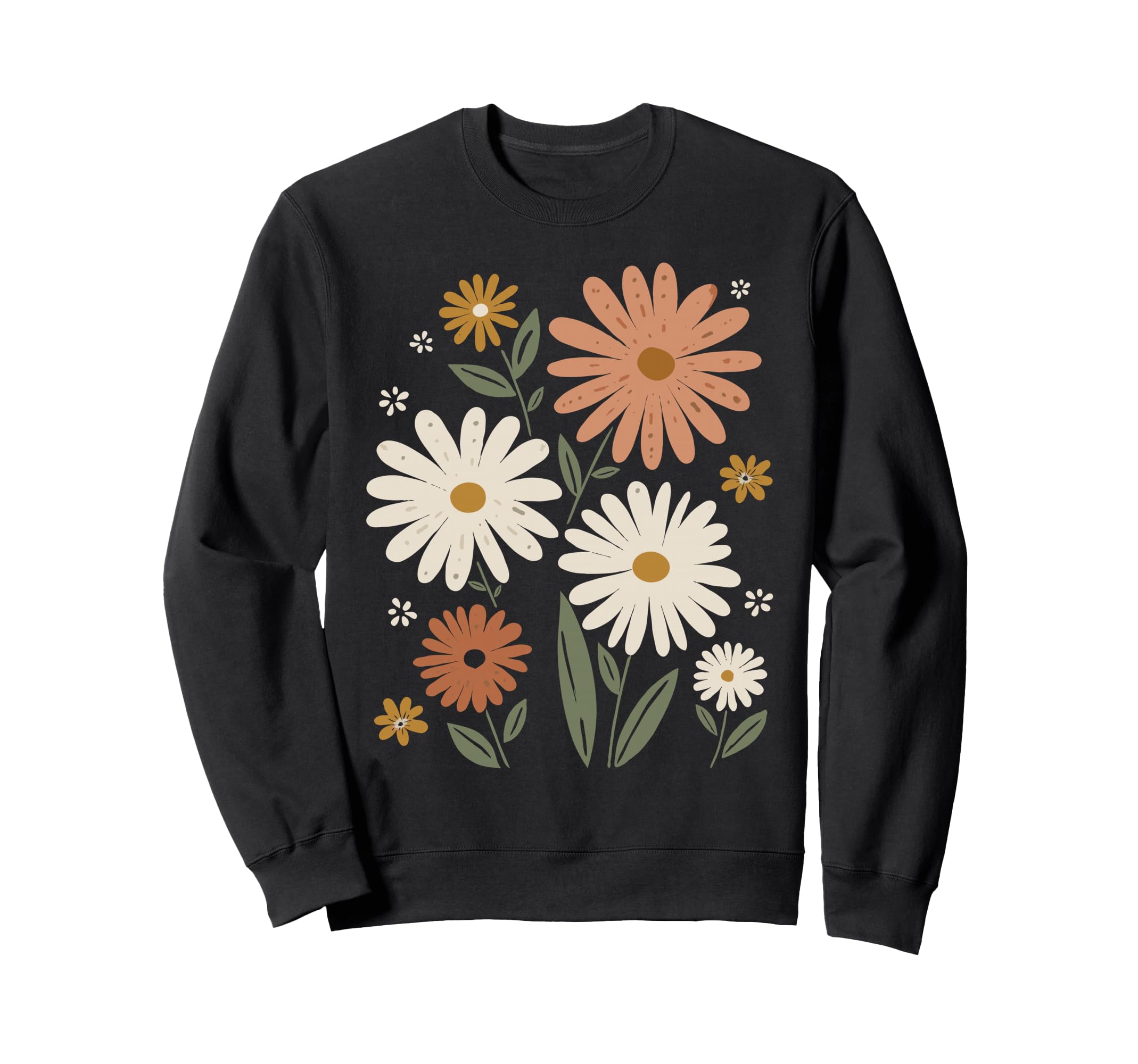 Wildflowers Flowers Pattern Summer Sweatshirt - Streetwear Style Men Women - T-Shirt, Sweatshirt, Hoodie