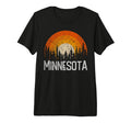 Minnesota 70S 80S Tri Blend T-Shirt - Casual Everyday Wear Unisex - T-Shirt, Sweatshirt, Hoodie