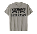 Yeehaws Hellnaws Western Country T-Shirt - Unique Graphic Unisex - T-Shirt, Sweatshirt, Hoodie
