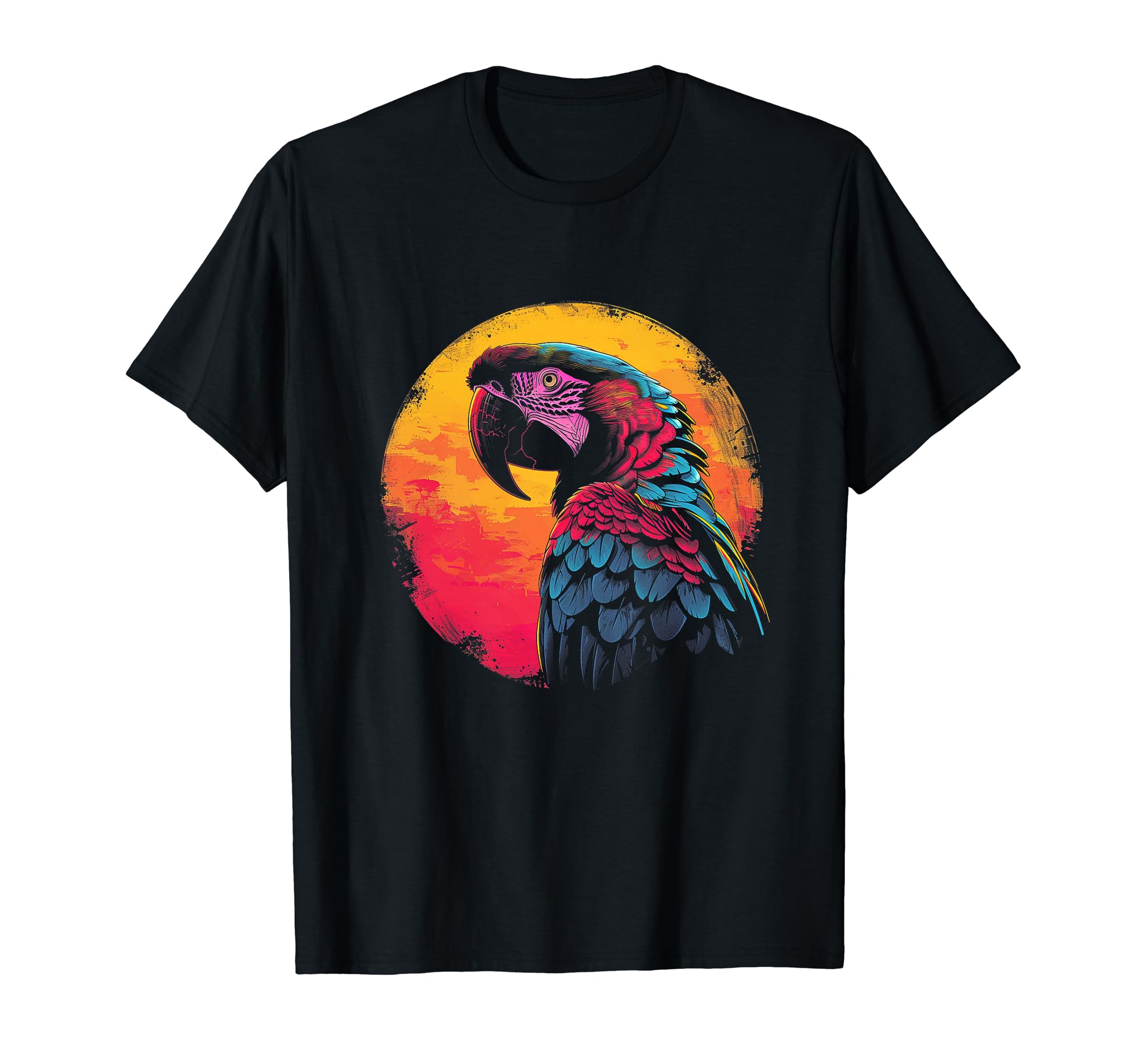 Parrot Vaporwave Aesthetic Synthwave T-Shirt - Aesthetic Graphic Unisex - T-Shirt, Sweatshirt, Hoodie