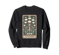 Overthinker Tarot Skeleton Clouds Sweatshirt - Novelty Apparel for Adults - T-Shirt, Sweatshirt, Hoodie