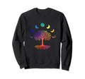 Mindfulness Tree Life Moon Phases Sweatshirt - Graphic Print for Adults - T-Shirt, Sweatshirt, Hoodie