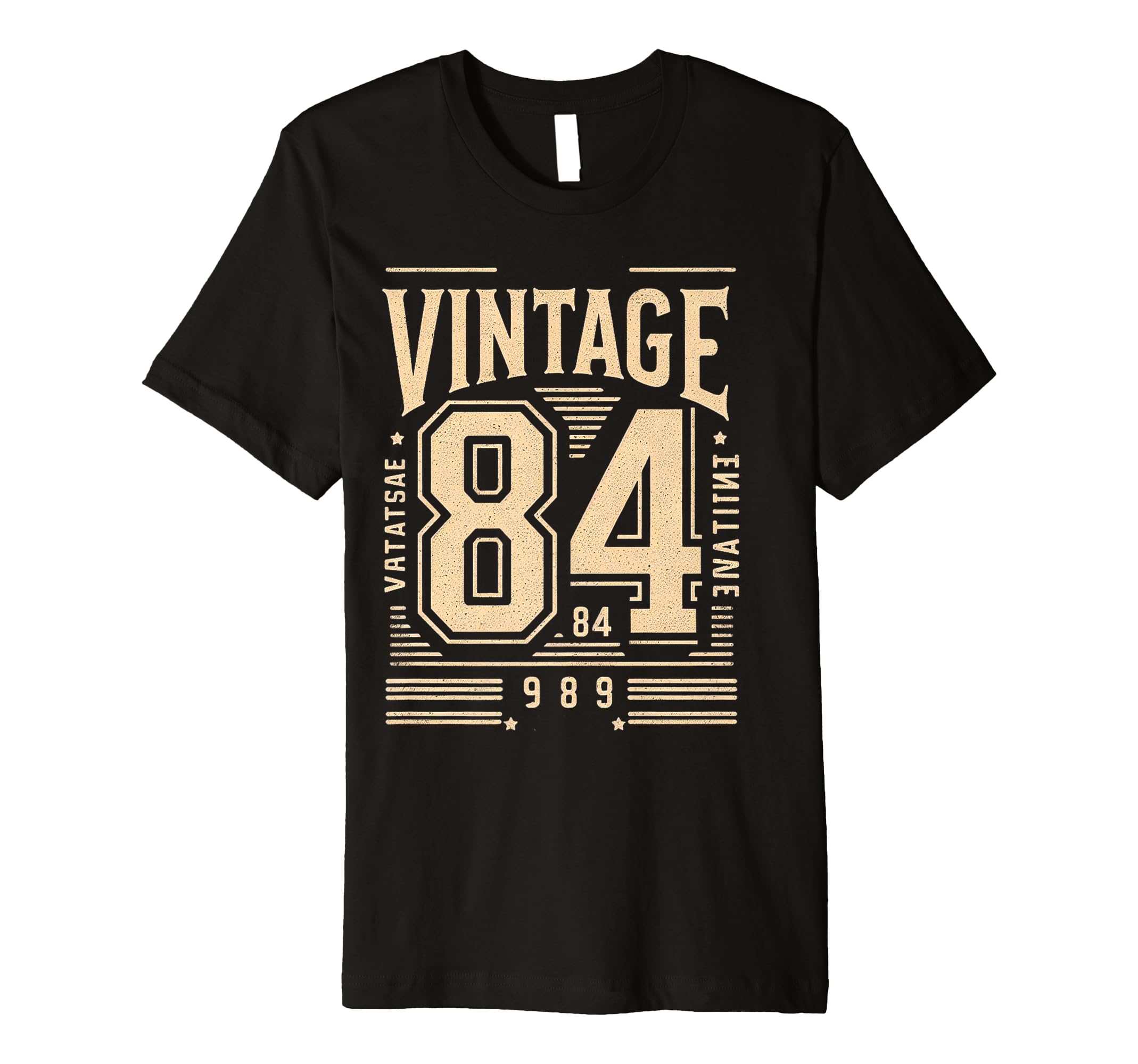 1984 Birthday 84 Born 1984 Typography T-Shirt - Aesthetic Graphic Unisex - T-Shirt, Sweatshirt, Hoodie