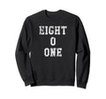 West Valley City Utah Area Code Sweatshirt - Minimalist Print Men Women - T-Shirt, Sweatshirt, Hoodie
