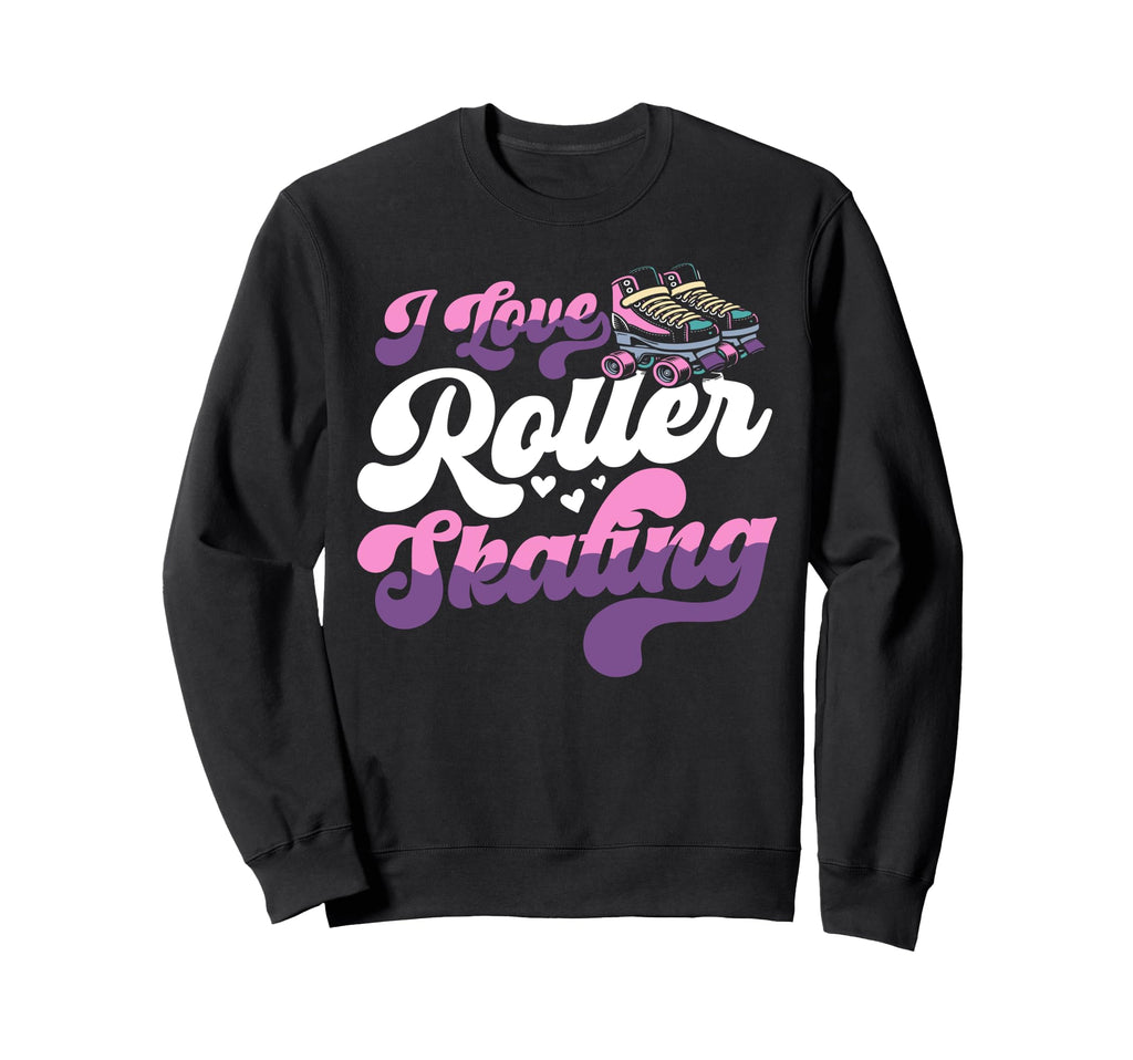 Roller Skating Skate 1970S I Sweatshirt - Aesthetic Graphic for Adults - T-Shirt, Sweatshirt, Hoodie