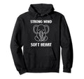 Animal Strong Mind Soft Heart Mental Hoodie - Streetwear Style Men Women - T-Shirt, Sweatshirt, Hoodie