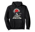 Samurai Cat Riding Motorcycle Cat Ninja Hoodie - Graphic Print Men Women - T-Shirt, Sweatshirt, Hoodie