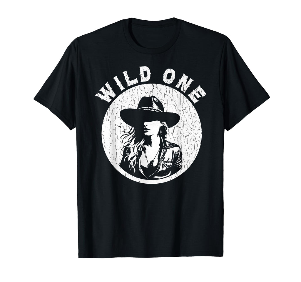 Wild One Cowgirl Country Western T-Shirt - Trendy Graphic Men Women - T-Shirt, Sweatshirt, Hoodie
