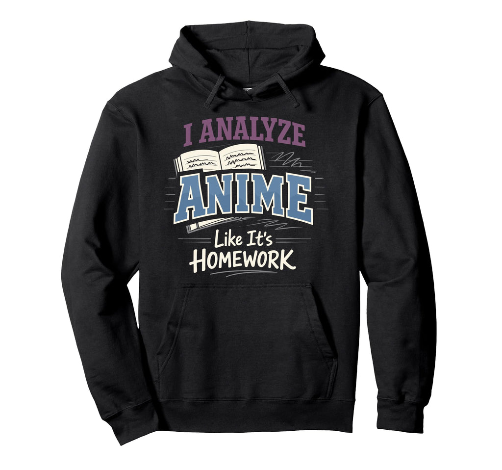 Anime Anxiety Overthinking Weeb Kawaii Hoodie - Novelty Apparel Men Women - T-Shirt, Sweatshirt, Hoodie