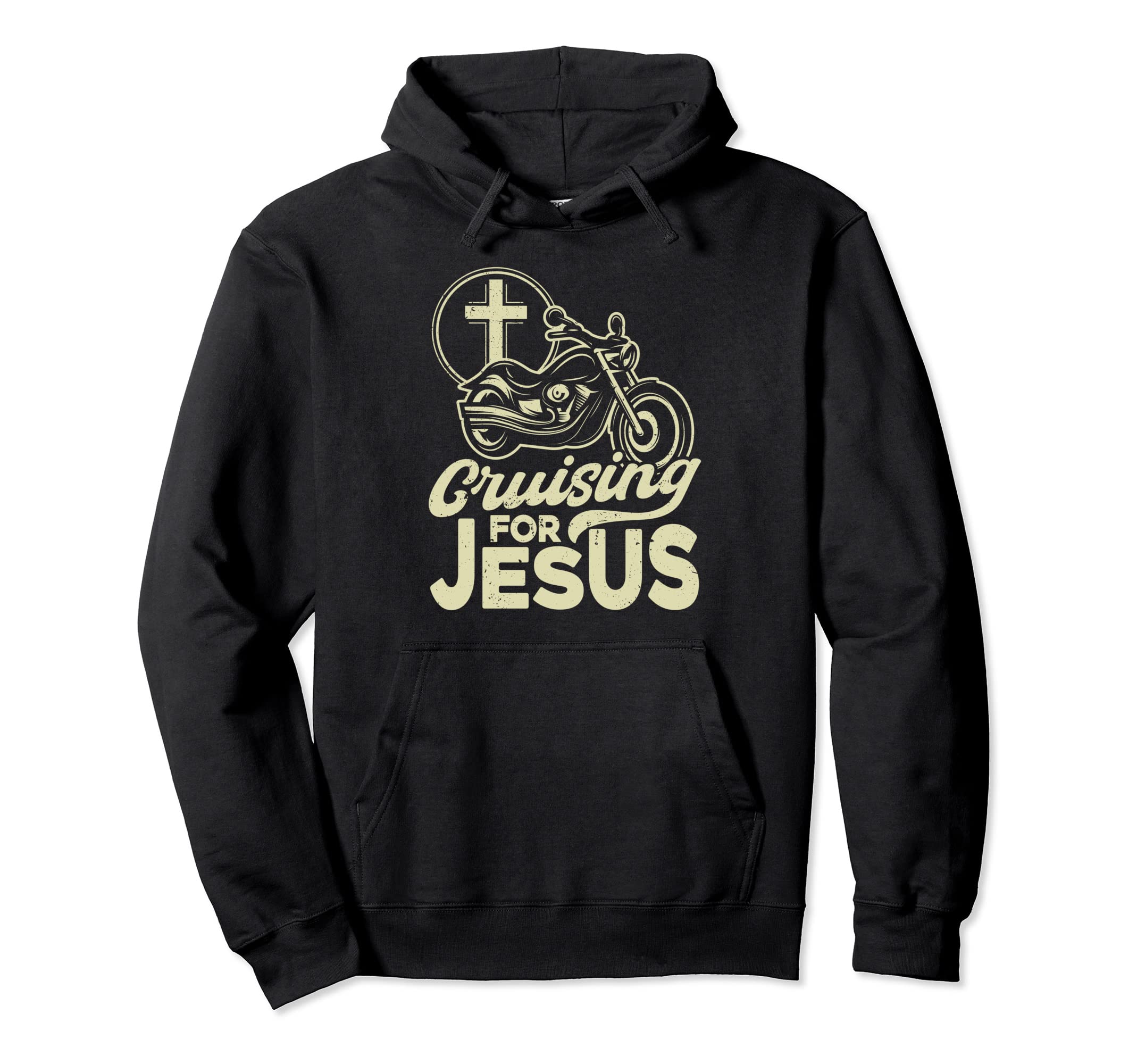 Christian Motorcycle Biker Cruising Hoodie - Fun Novelty Design Unisex - T-Shirt, Sweatshirt, Hoodie