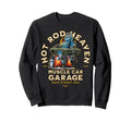 Hotrod Heaven Muscle Car Garage Sweatshirt - Novelty Apparel for Adults - T-Shirt, Sweatshirt, Hoodie