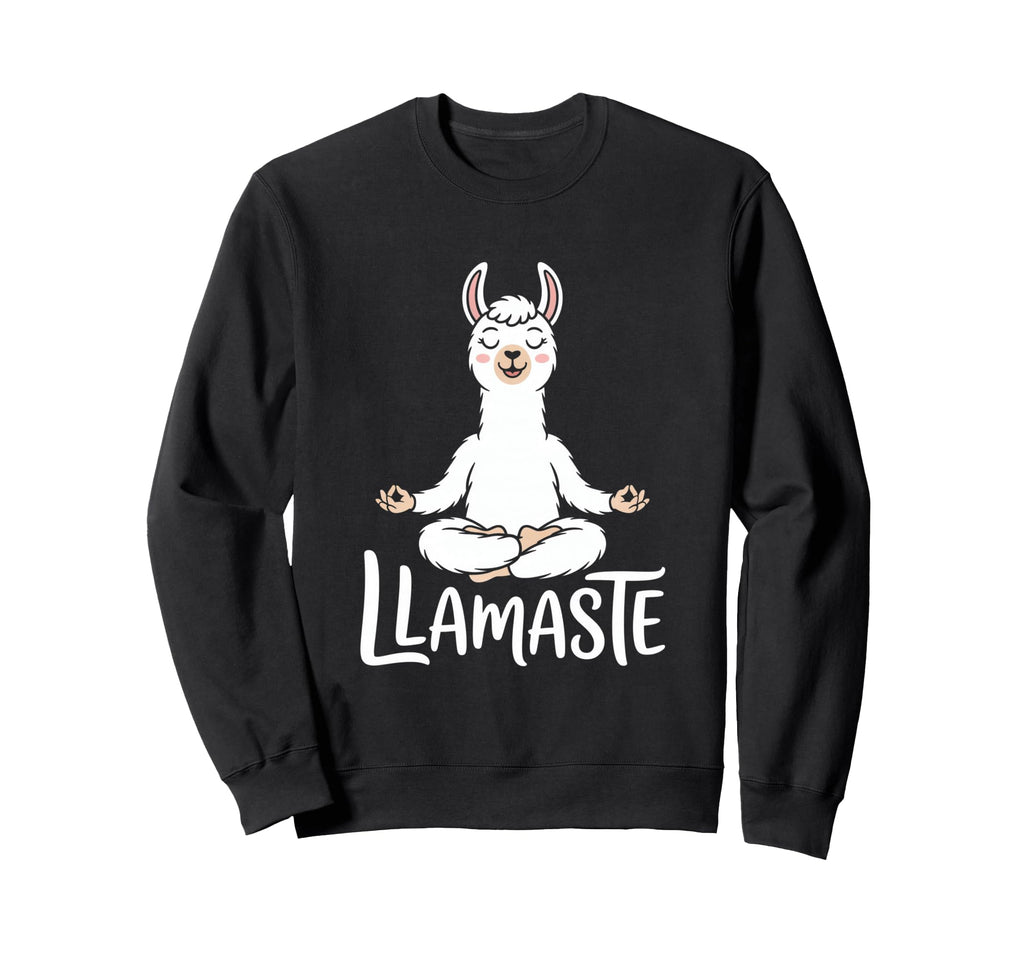 Llamaste Funny Llama Yoga Sweatshirt - Trendy Graphic for Adults - T-Shirt, Sweatshirt, Hoodie