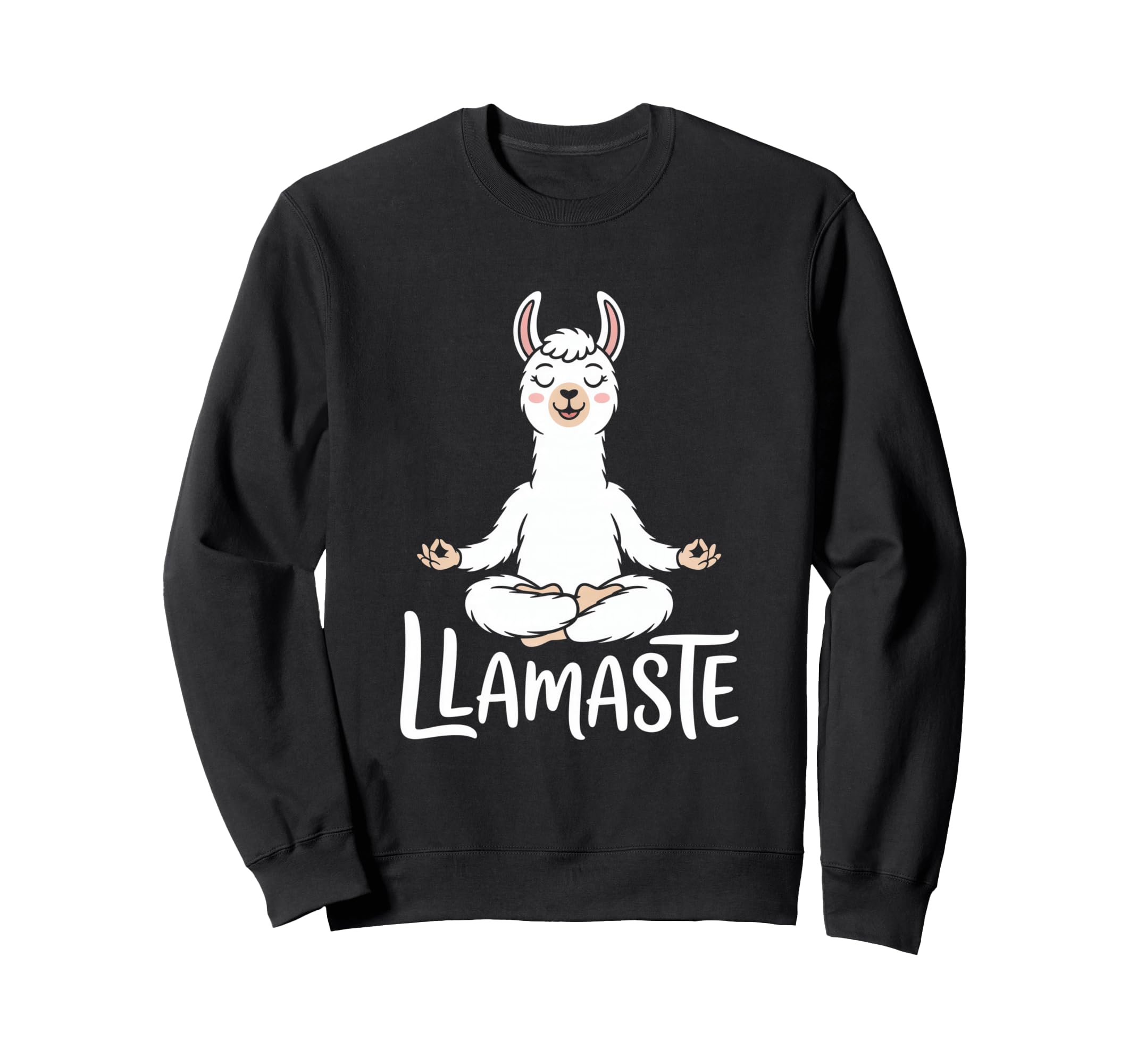 Llamaste Funny Llama Yoga Sweatshirt - Trendy Graphic for Adults - T-Shirt, Sweatshirt, Hoodie