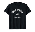 West Seneca New York Ny 70S Athletic T-Shirt - Minimalist Print for Adults - T-Shirt, Sweatshirt, Hoodie