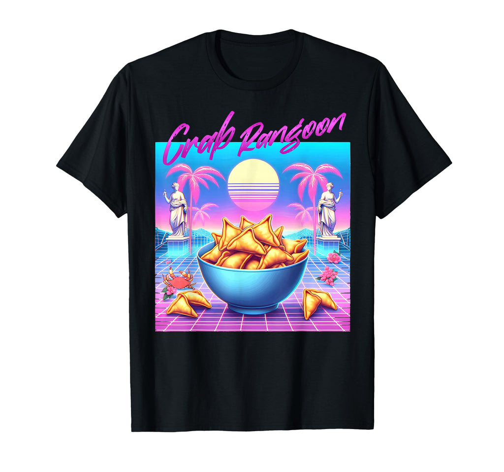Vaporwave Crab Rangoon Goons T-Shirt - Casual Everyday Wear for Adults - T-Shirt, Sweatshirt, Hoodie