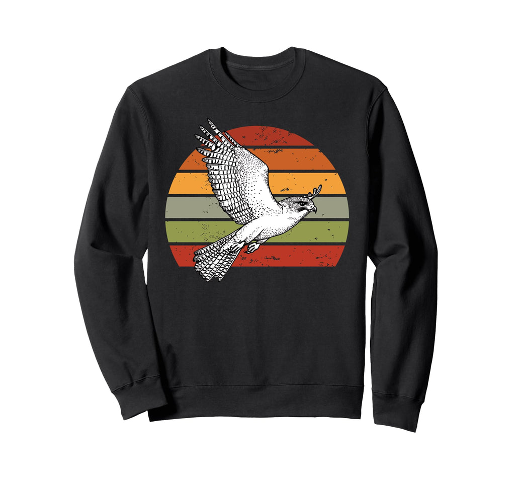 Flying Falcon Sunset Grunge Aesthetic Sweatshirt - Streetwear Style Unisex - T-Shirt, Sweatshirt, Hoodie