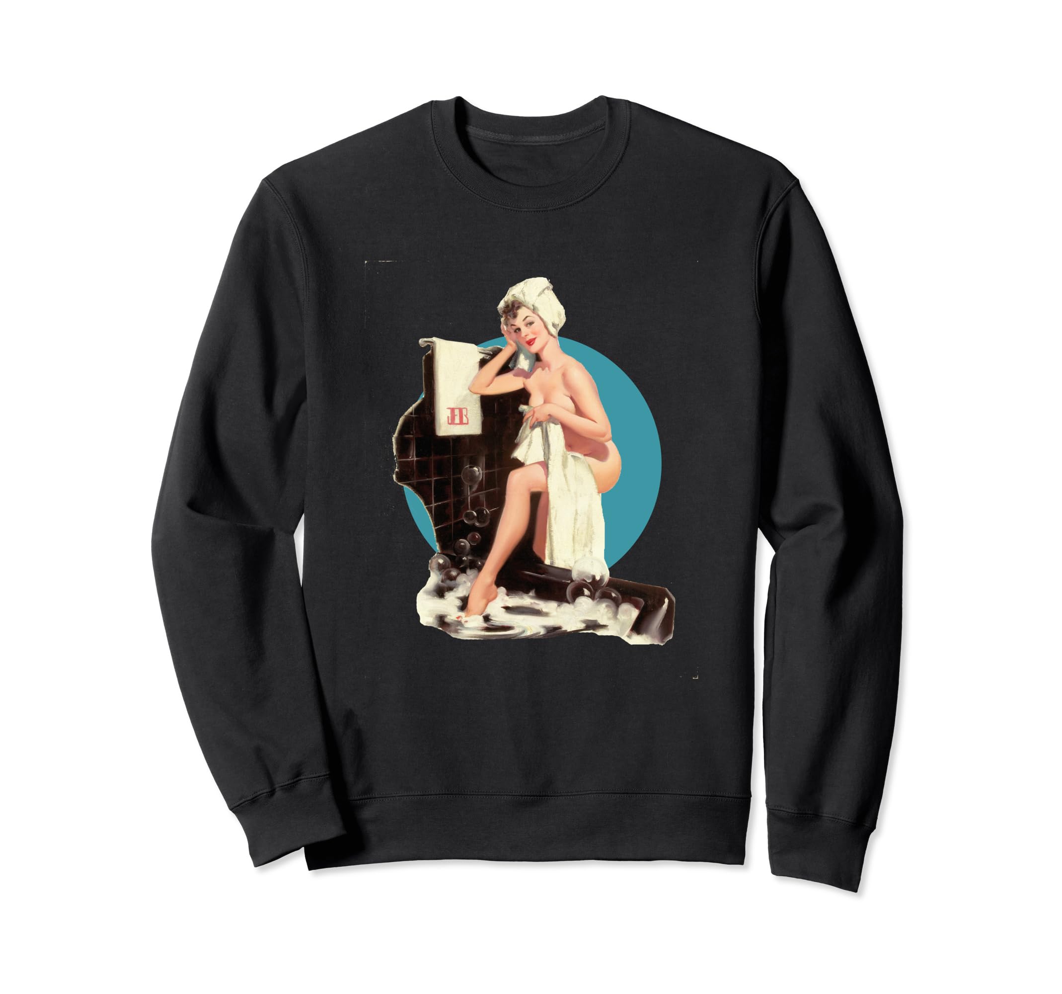 1940S Pin Up Sexy American Art Sweatshirt - Casual Everyday Wear for Adults - T-Shirt, Sweatshirt, Hoodie