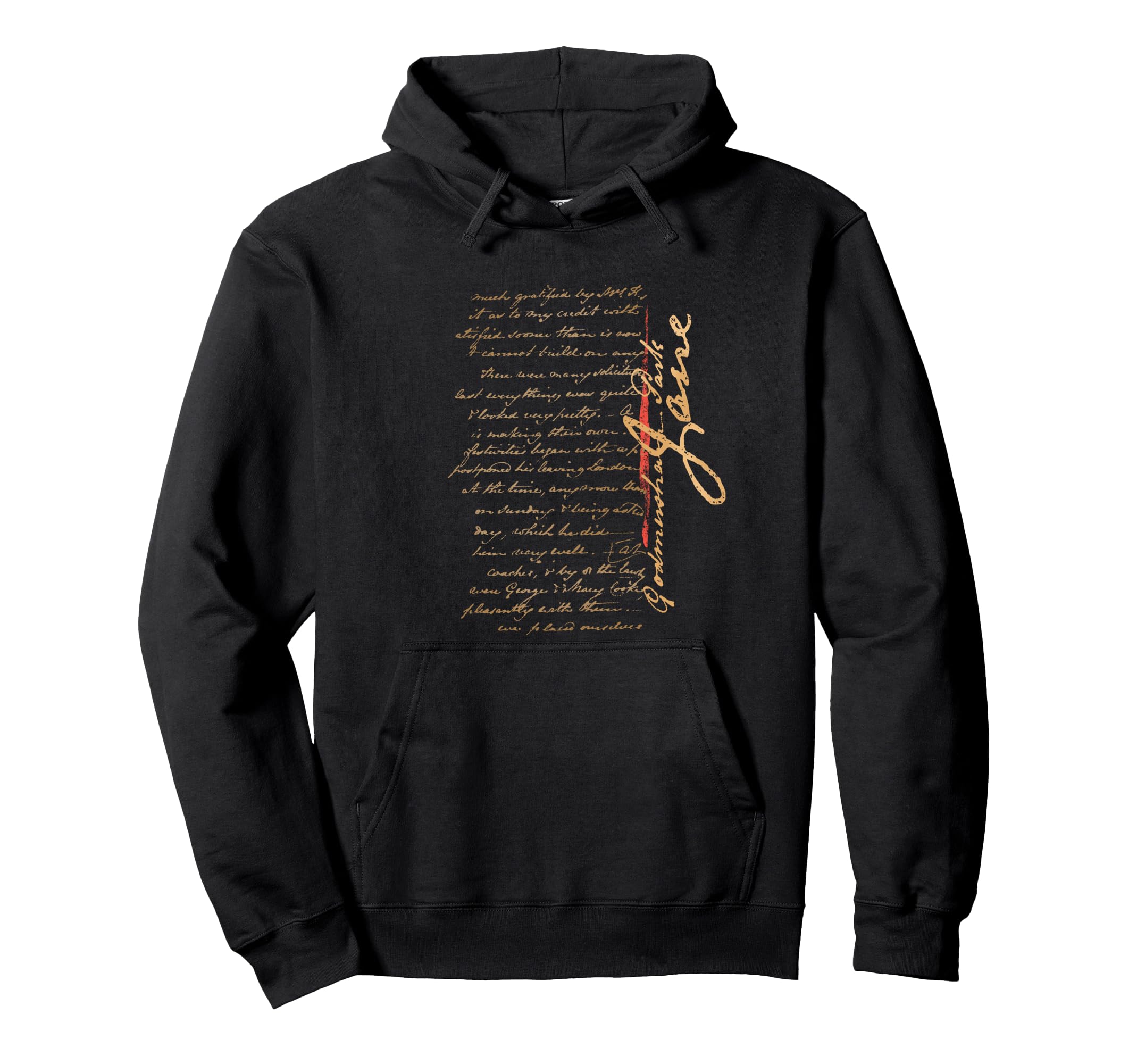 Austen Authentic Letter Typography Hoodie - Casual Everyday Wear Men Women - T-Shirt, Sweatshirt, Hoodie