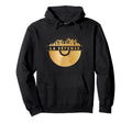 Vinyl Record Player Disco Music Skyline Hoodie - Trendy Graphic Unisex - T-Shirt, Sweatshirt, Hoodie